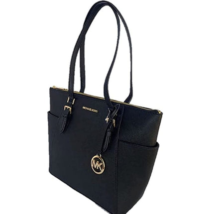 Michael Kors Charlotte Top Zip Tote MK Signature Shoulder Bag