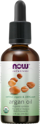 Solutions, Organic Argan Oil, Certified Organic and 100% Pure, 