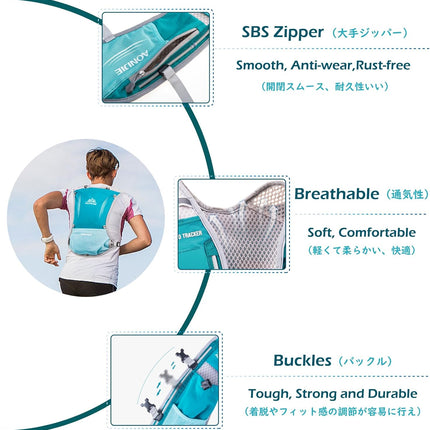 Hydration Pack Backpack 5L Marathoner Running Race Hydration Vest