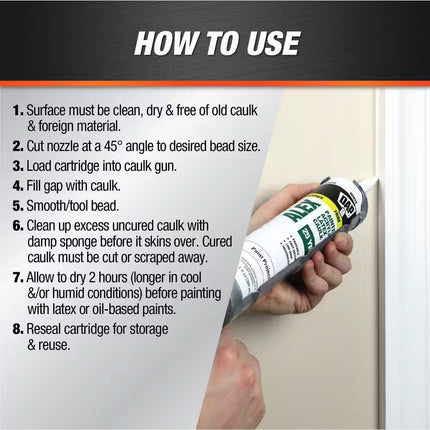 Alex Painter'S 10.1 Oz. White All-Purpose Acrylic Latex Caulk