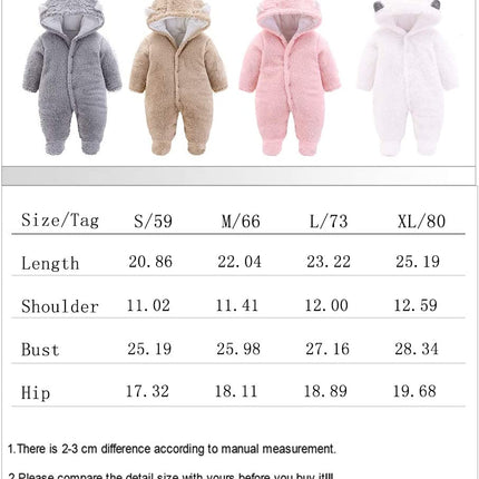 Unisex Baby Clothes Winter Coats Cute Newborn Infant Jumpsuit Snowsuit Bodysuits Registry for Baby Essentials Stuff