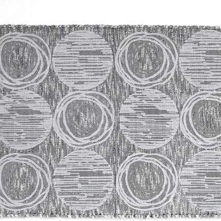 Galaxy Cotton Tufted Bath Rug, 20" X 30", Silver