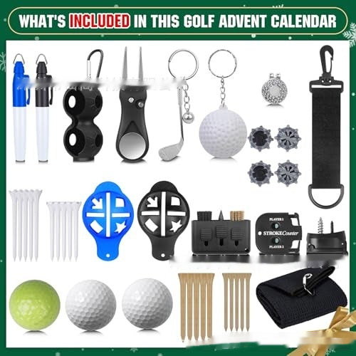Men's Golf Advent Calendar Crafts Fashion Design High Sense Decoration
