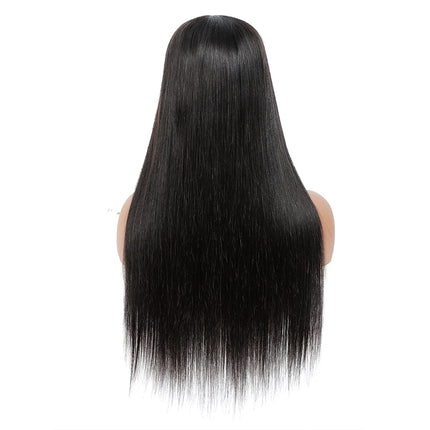 Hair Lace Front Wigs Human Hair 13X4X1 T Part Straight Transparent Lace Frontal Wigs for Black Women Human Hair 180% Density Pre Plucked with Baby Hair Full and Thick Natural Color 18Inch