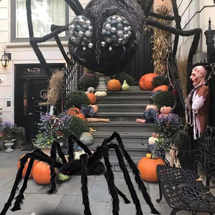 4.9Ft Halloween Spider Decorations, Indoor and Outdoor Halloween Decorations, Used for Halloween, Party and Haunted House Decoration (59 Inches)