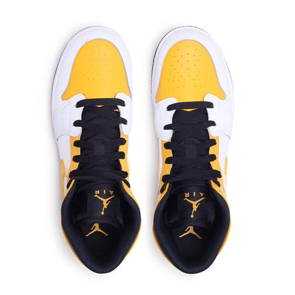 Big Kid'S  1 Mid "University Gold" White/University Gold-Blk (554725 170) - 6