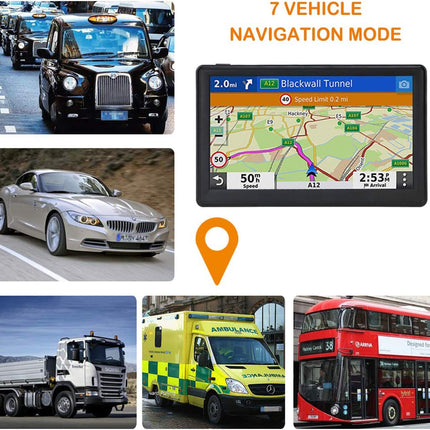 N700 GPS Navigation for Car Truck RV, GPS Navigator with 7 Inch, 2024 Maps (Free Lifetime Updates), Truck GPS Commercial Drivers, Semi Trucker GPS Navigation System, Custom Truck Routing