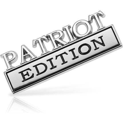 2pcs Patriot Edition Emblems, Emblem 3D Badge Decal Car Truck SUV,Refrigerator Sticker,Window Display Stickers,Bicycles, Laptops, Fridges