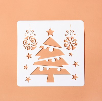 Grow Up Album Diy Hand Tent Christmas Hollowed Out Template