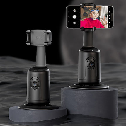 360 Auto Face Tracking Gimbal AI Smart Gimbal Face Tracking Auto Phone Holder For Smartphone Video Vlog Live Stabilizer Tripod