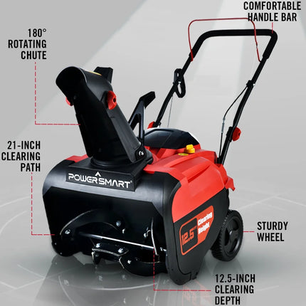 21 Inch Single Stage Gas Snow Blower PSSW21