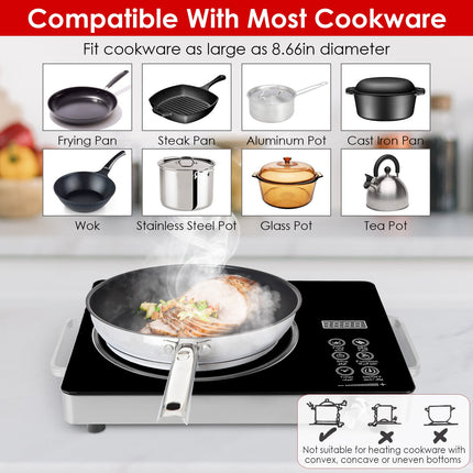 1Pc Electric Ceramic Stove Electric Cooktop Hot Plate Infrared Countertop Burner Sing Double Burner Options