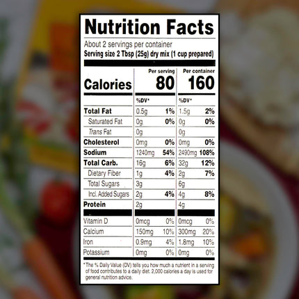 Grace Pumpkin Flavored Soup Mix 1.59oz - 6 Pack Homestyle Jamaican Soup Mix - Great for Caribbean Curry Soup