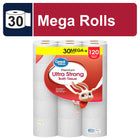 Ultra Strong Toilet Paper, 30 Mega Rolls