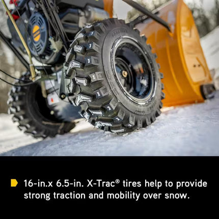 2X 28 In. 272Cc Intellipower Two-Stage Electric Start Gas Snow Blower with Power Steering and Steel Chute