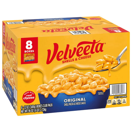 Velveeta Shells and Cheese Original Mac and Cheese Meal (12 Oz., 8 Pk.)