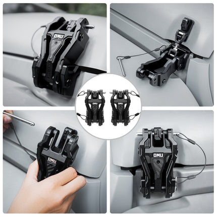 Hood Catch Hood Lock For 2018-2025 Wrangler JL Gladiator JT