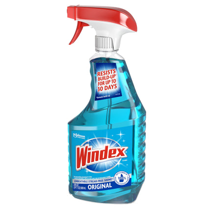 Windex® Glass Window Cleaner, Original Blue, Spray Bottle, 23 fl oz, 1 Count