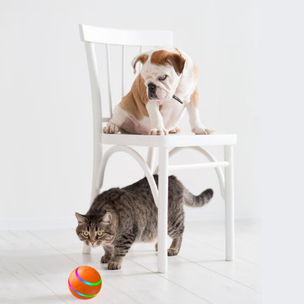 Pet New Cat Wicked Ball Toy Intelligent Ball USB Cat Toys Self Rotating Ball Automatic Rotation Ball