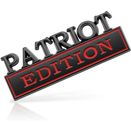 2pcs Patriot Edition Emblems, Emblem 3D Badge Decal Car Truck SUV,Refrigerator Sticker,Window Display Stickers,Bicycles, Laptops, Fridges
