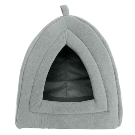 Small Grey Igloo Cat Bed