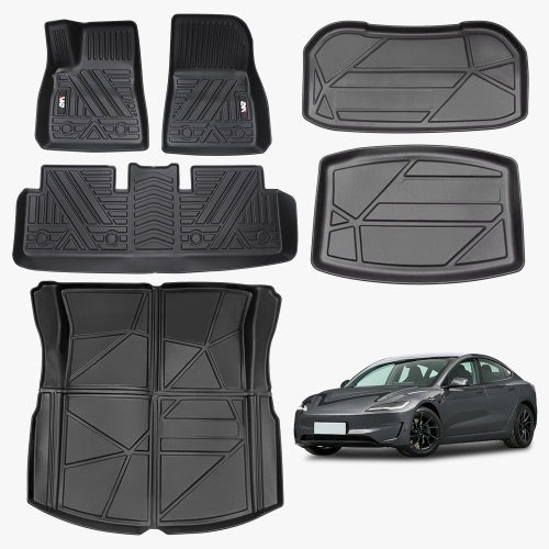 TPE Floor Mat For Tesla Model 3 2023-2025
