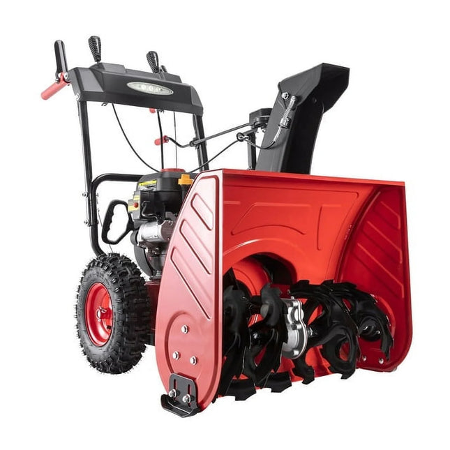 26 In. 252CC Self Propelled Gas Snow Blower, Two-Stage 120V Electric Start