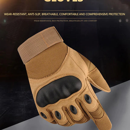 Tactical Motorcycle Motocross Full Finger Gloves Motorbike Riding Racing Mittens