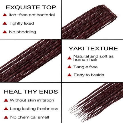3S THREE STRAND Crochet Hair  Extensions Soft Synthetic Braiding Hair-Only Self Pickup