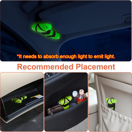 6-In-1 Car Safety Hammer (Glow-In-Dark), Emergency Escape Tool with Window Breaker and Seat Belt Cutter for First Responders and Roadside Safety Kits, Life-Saving Hammer Gift for Family