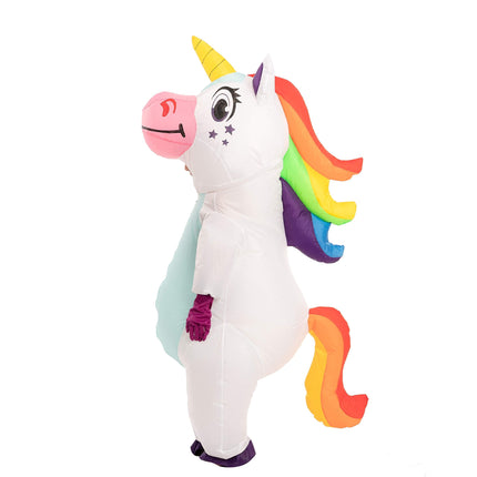 Inflatable Costume for Kids, Full Body Unicorn Blow up Halloween Costume for Toddlers Child (7-10Yrs)