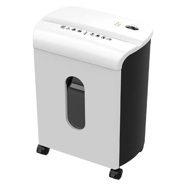 Woolsche Paper Shredder, P-4 Security Level,12-Sheet Cross Cut With 4.76-Gallon Pull Out Bin, Shred Paper And Credit Card/CD For Office Use