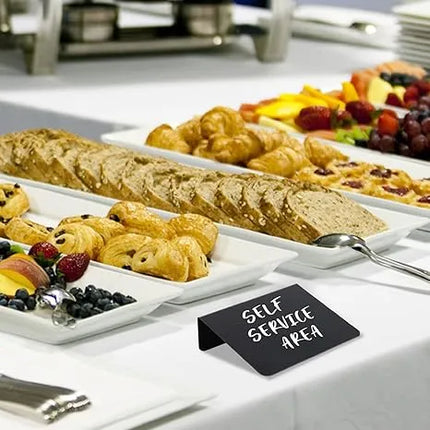 Mini Chalkboard Signs - 4"x3" Food & Party Table Signs - Wedding & Bakery