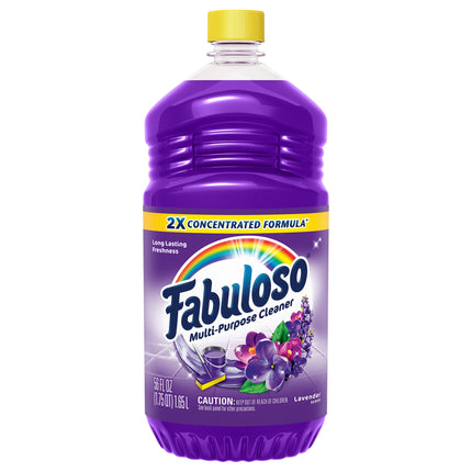 Fabuloso Multi-Purpose Cleaner & Floor Cleaner 2x Concentrated, Lavender - 56 fl oz