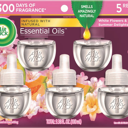 Life Scents Scented Oil Refill, 5 Count, Summer Delights, Air Freshener