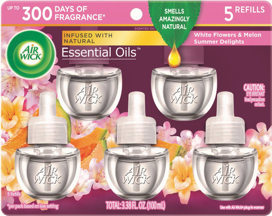 Life Scents Scented Oil Refill, 5 Count, Summer Delights, Air Freshener