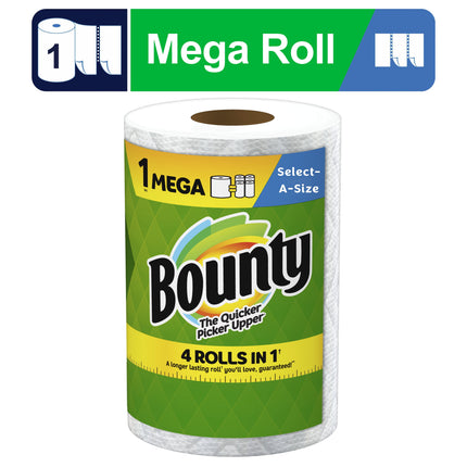 Select-A-Size Paper Towels, Mega Rolls, White, 180 Sheets per Roll, 1 Count