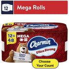 Ultra Strong Toilet Paper, 12 Mega Rolls