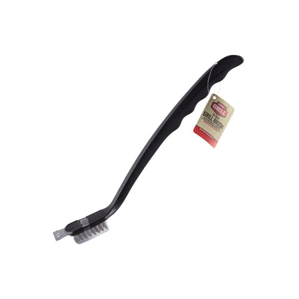 Long Handle Steel Fiber Scrub Brush and Scraper, 16"