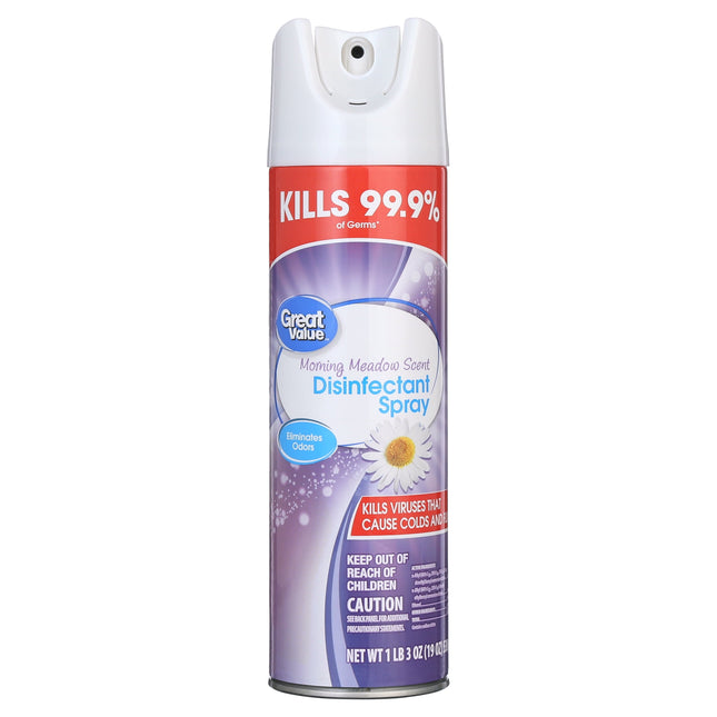 Disinfectant Spray, Morning Meadow Scent, 19 Fl Oz