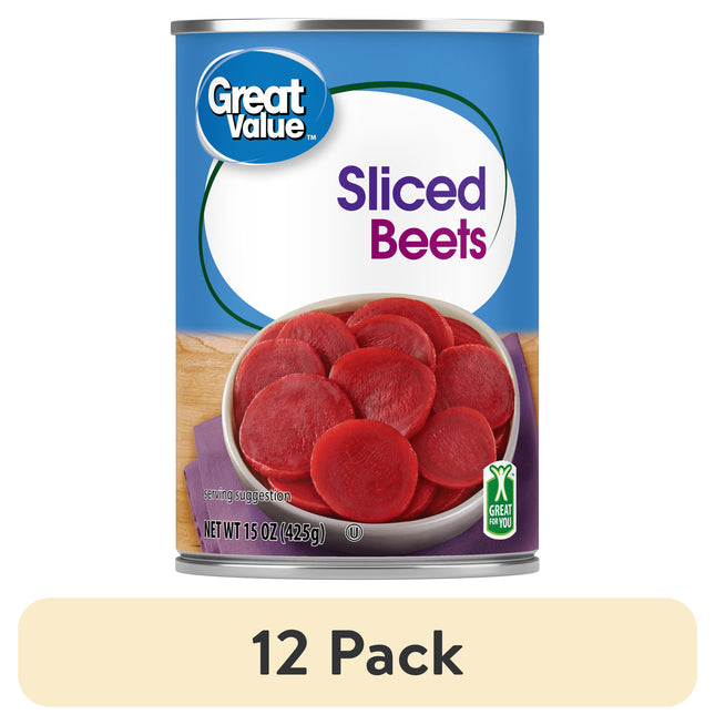 (12 Pack)  Sliced Beets, Gluten-Free, 15 Oz Can