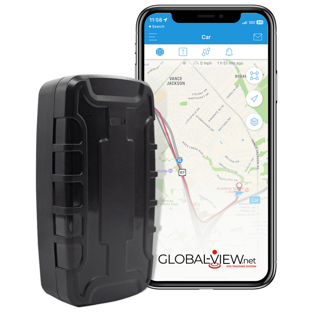 New Hidden Magnetic GPS Tracker - Car/Truck/Trailer/Fleet GPS Tracker - up to 180 Day Battery Life! Global-View.Net