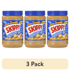 (3 Pack)  SUPER CHUNK Peanut Butter, 7 G Protein per Serving, Plastic Jar 40 Oz