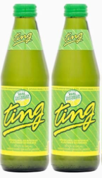 Ting, Sparkling Jamaican Grapefruit Flavored Beverage Glass Bottle