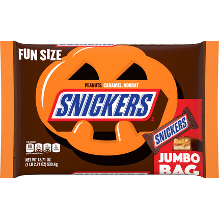 Fun Size Halloween Chocolate Candy Bars, 18.71 Oz Bag