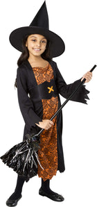 Witch Halloween Costume for Children, Girls Size M (7/8), by