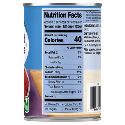 (12 Pack)  Sliced Beets, Gluten-Free, 15 Oz Can