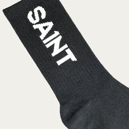 SA1NT Bamboo Crew Socks - 1 Pack - Black