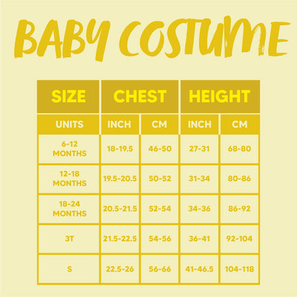 Halloween Baby Unisex Lion Costume Set, Halloween Baby Costume Set for Dress Up, 18~24 Months