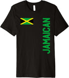 Jamaican Flag and Jamaica Roots Premium T-Shirt